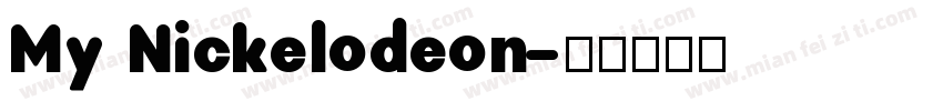 My Nickelodeon字体转换